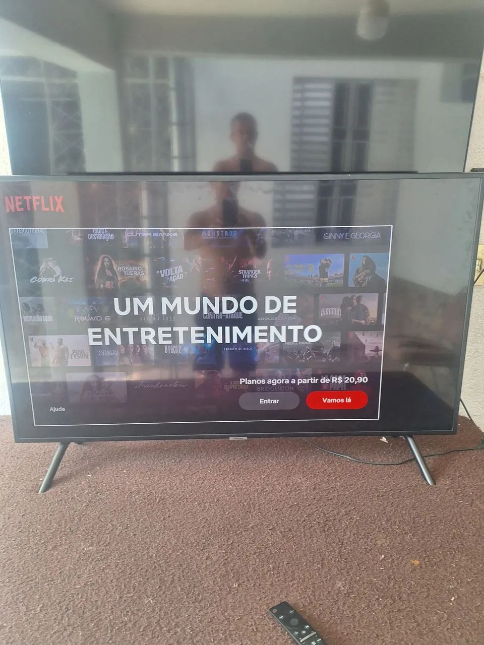 TV SMART SANSUNG 4K 50 POLEGADAS FUNCIONANDO PERFEITAMENTE SEM DETALHES ACEITO CARTÃO  - Foto 3