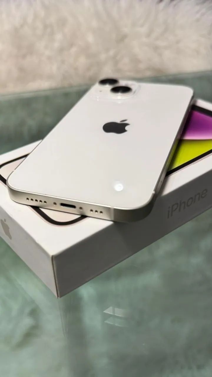 C*s様 Apple iPhone 14 本体 ホワイト 美品 オークション用 Iphone 14 - 128 - Celulares e Smartphones - Amizade, Jaraguá do