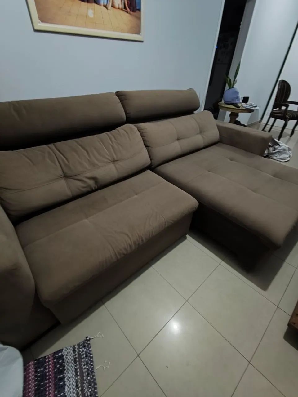 Sofá pet Friendly Retrátil c Chaise 2.70m - Foto 2