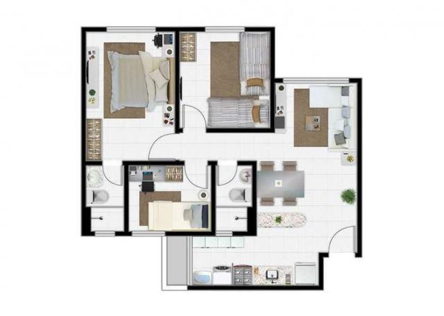 Bons Ventos - 57m² - Caucaia, CE - ID7537 - Foto 12