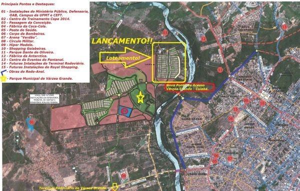 Agio lote QD 32 Parque das Aguas Várzea Grande - Foto 4