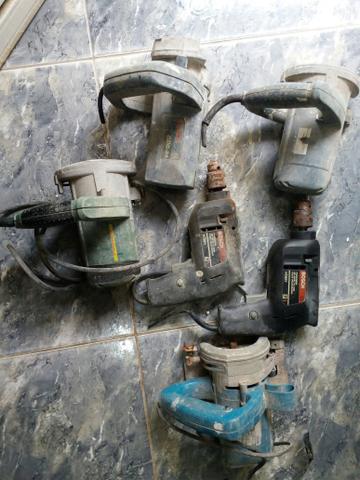 Makita, furadeira lote pra reparo e retirar pecas
