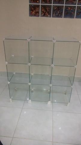 Expositor vitrine de Vidro