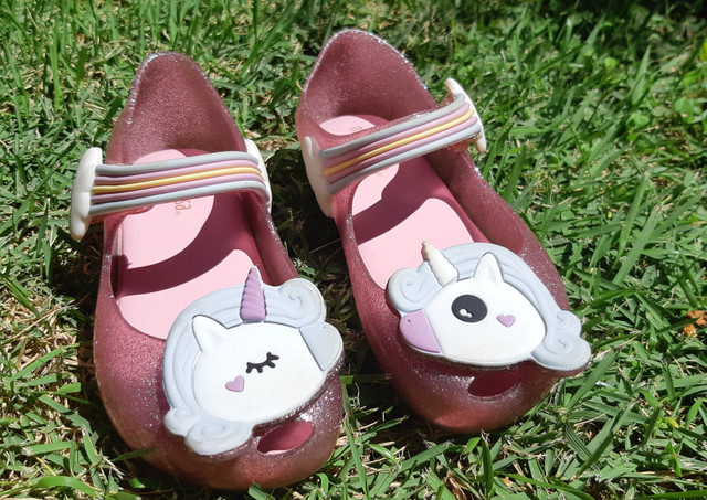 sapatilha melissa unicornio infantil