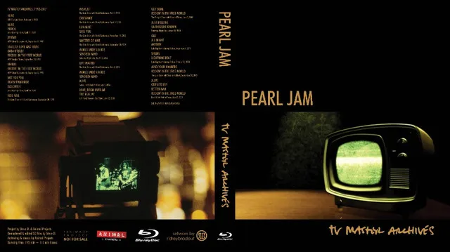Blu ray Pearl Jam - TV Master Archive 1992-2017 (Autorado)