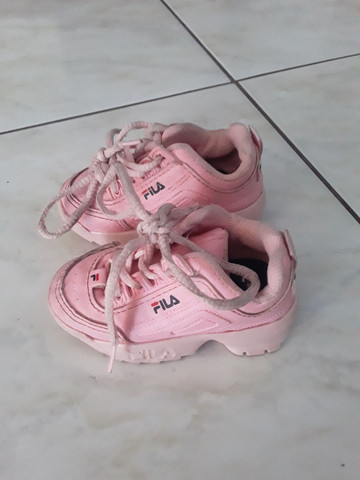 fila rosa infantil