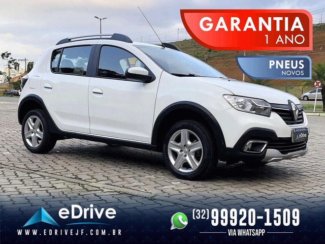 RENAULT STEPWAY ZEN FLEX 1.6 MEC. 1 ANO DE GARANTIA SUPER COMPLETO TROCO 2020