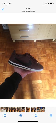 nike cortez marrom