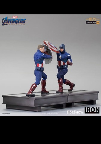 Diorama Captain America Iron Studios Avengers Endgame - Foto 4