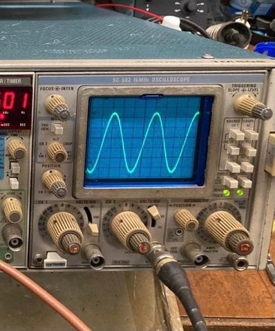 Tektronix - osciloscópio, frequencímetro  e oscilador - Foto 2