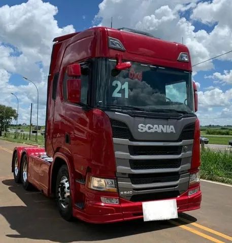 Scania R540 ano 2023 6x4 vermelho zerado - Caminhões - Vila Água