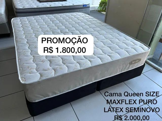 cama queen size MAXFLEX PURO LÁTEX 