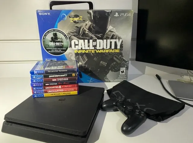 PS4 500GB With COD MW 2 (Voucher), GT 7 And Horizon Forbidden West