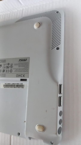 Carcaça Inferior Chassi Base Note Msi X340  - 876 - Foto 4