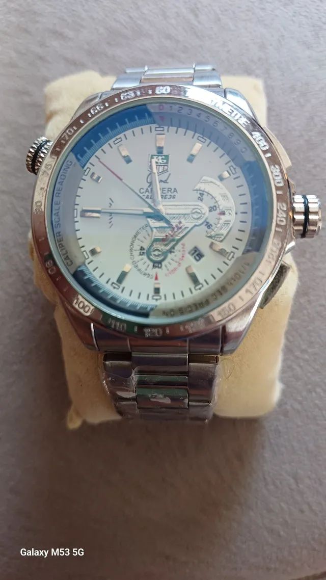 rel gio tag heuer grand carrera calibre 36 Acess rios Santana