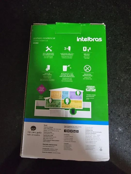 Porteiro Residencial Intelbras IPR 8010 - Novo - Foto 2