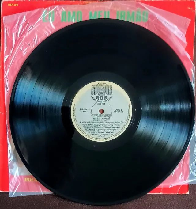 Lp Disco de Vinil Evangélico Aninha e Ricardinho e Outros - Eu amo meu irmão - Raro - Foto 3