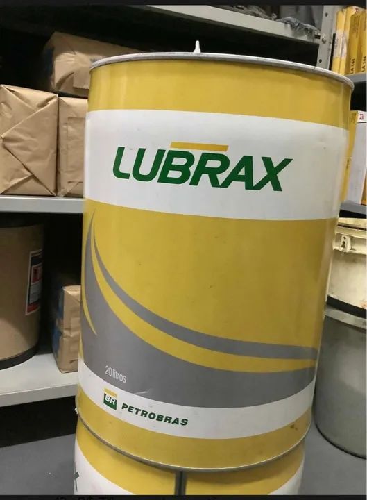 Tambor de Óleo Lubrax 20 litros (vazio) verde ou amarelo