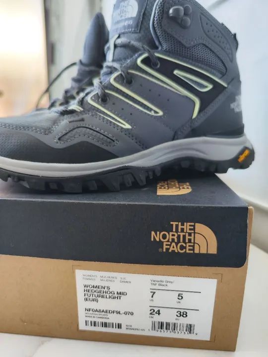 Tênis bota feminina Northface trilha impermeável - Foto 2