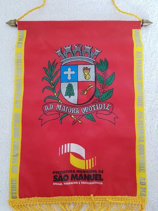 Bandeira Flâmula Cidade São Manuel / SP - Foto 5