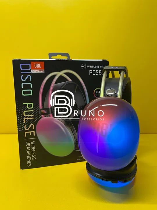 Fone de ouvido JBL Bluetooth RGB  - Foto 2