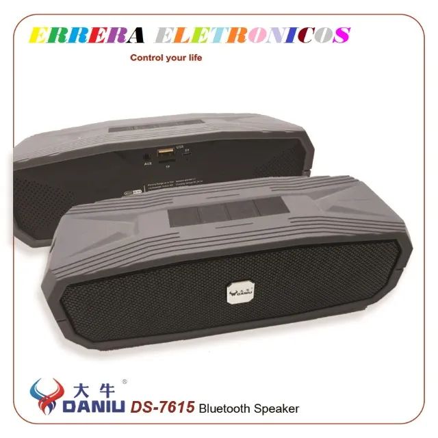 caixa Bluetooth original Daniu DS-7615 com 16W real de potencia e sem distorções,qualidade
