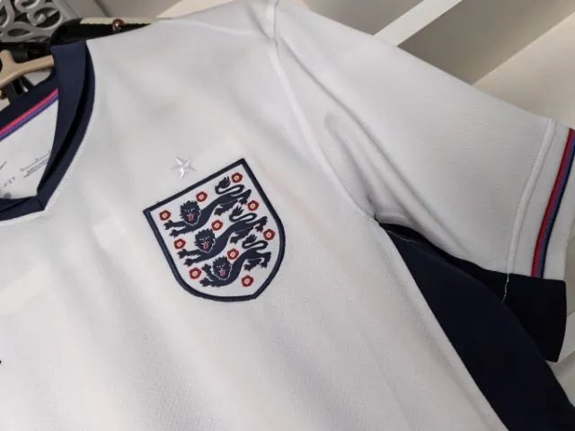 Camisa da Inglaterra Branca EURO 2024 - (NOVA) - Foto 4