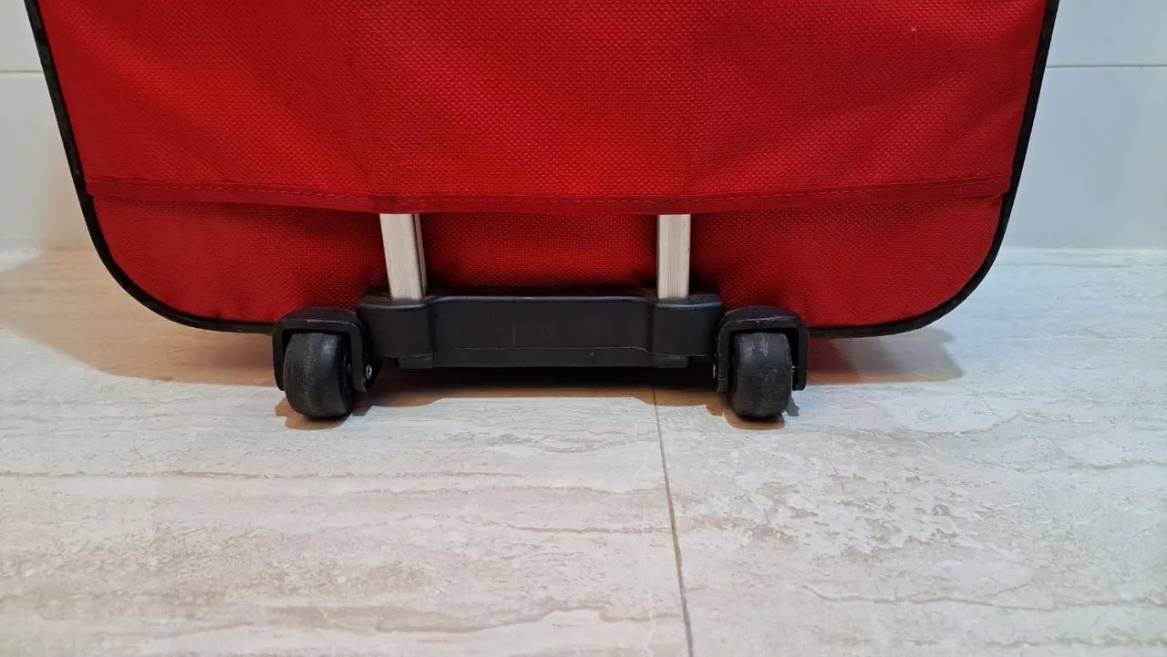 Mala de viagem grande vermelha - Foto 5