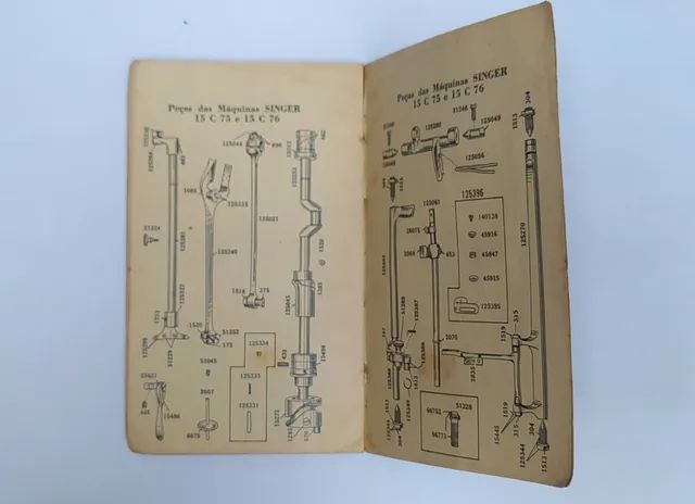 Antigo Manual Singer - Foto 4