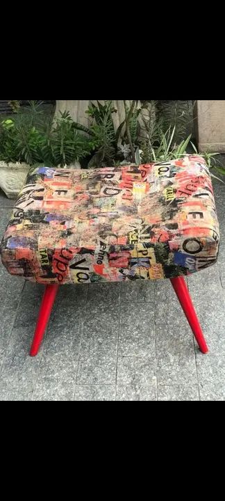 Jogo de cadeira com banqueta - Foto 3