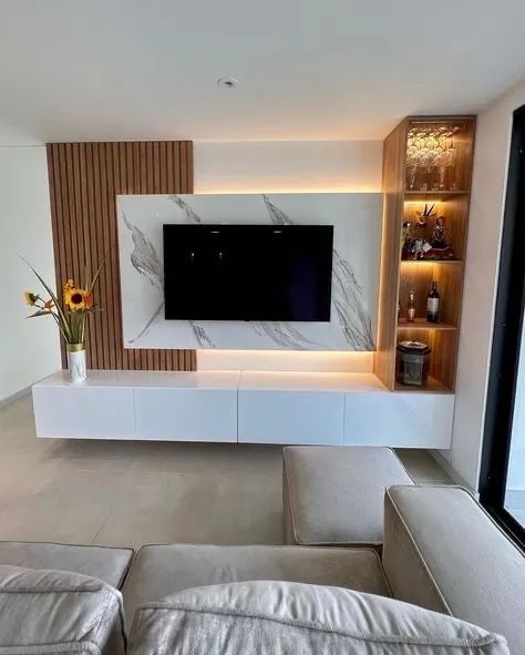 Painel de sala / Painel de TV - Móveis sob medida 