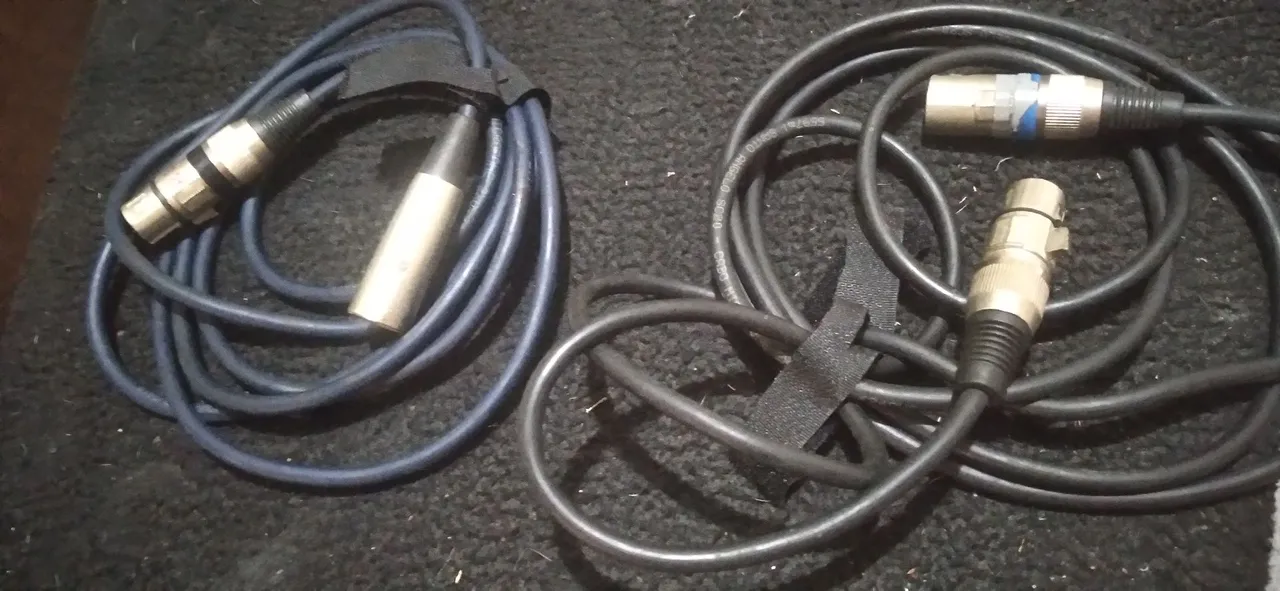 Cabos de áudio xlr