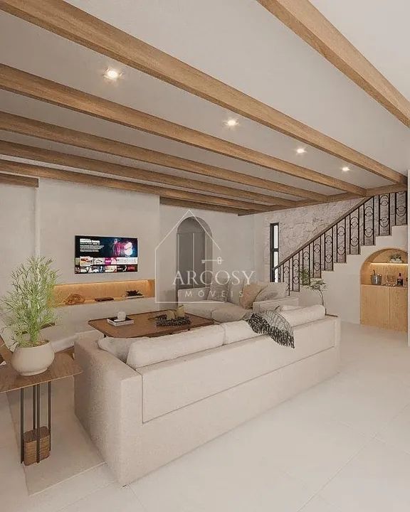 Casa estilo toscano em fase final de construção - 4 quartos, piscina e vista deslumbrante - Foto 5