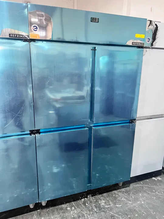 Geladeira inox 4 portas comercial - nova - pronta entrega