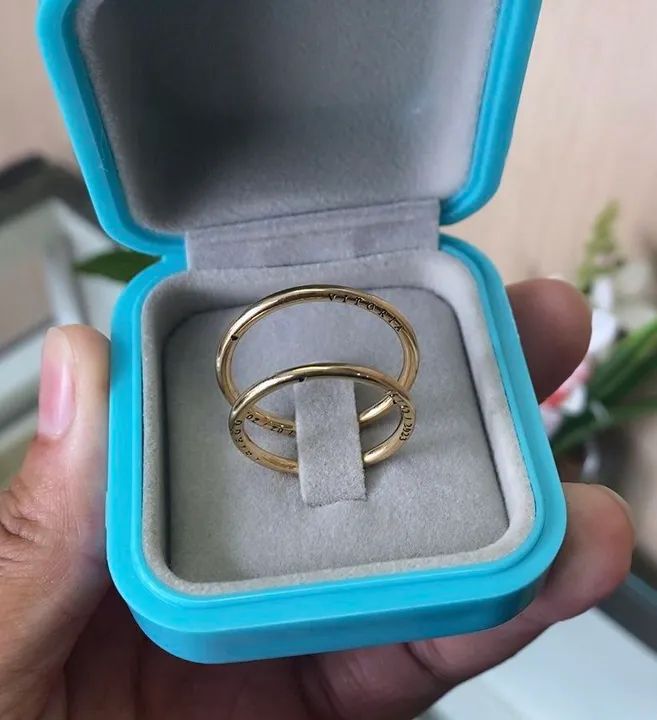 PAR DE ALIANÇAS COMPROMISSO  - Foto 4