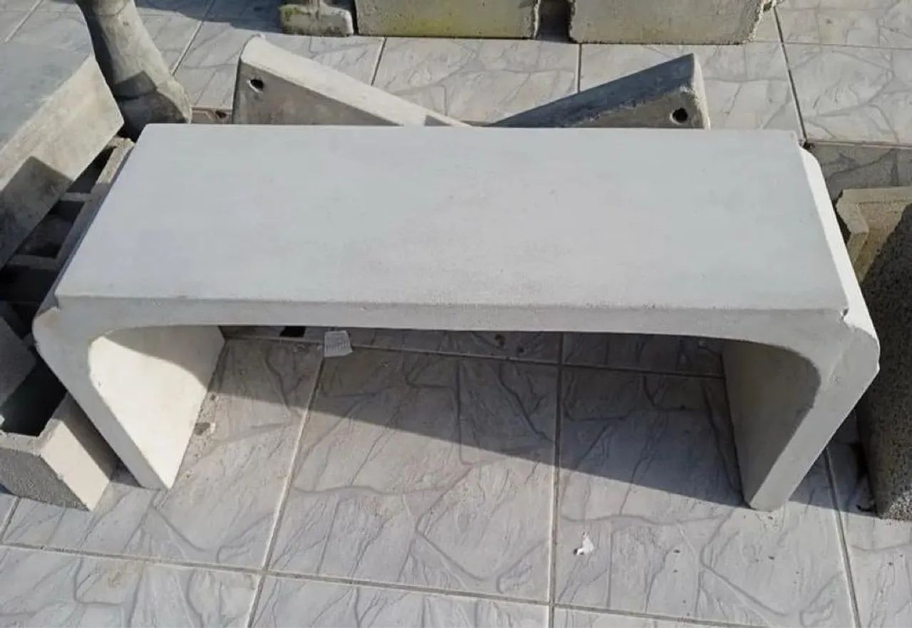 Banco de Concreto para Jardim - Estilo Clássico - Foto 4