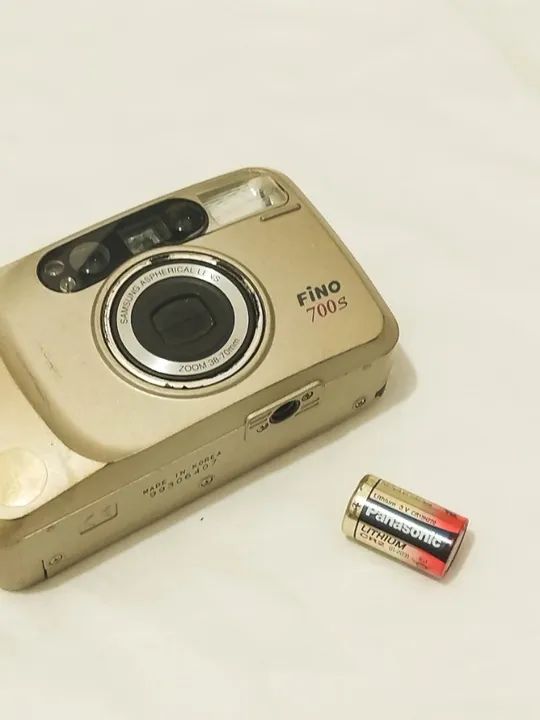 Câmera Analógica Samsung Fino 700s + Bateria (Funcionando) 35mm/antiguidades - Foto 3