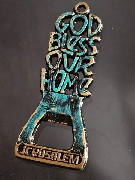 Abridor de garrafa - Lembrança de Jerusalém 