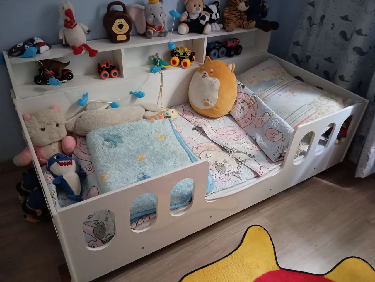 Cama Infantil com Grade de Segurança