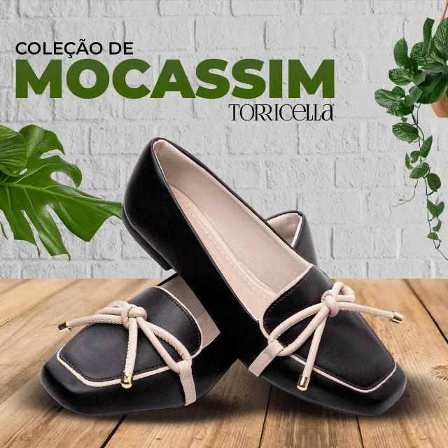 Mocassim Preto - Elegância e Conforto em Cada Passo