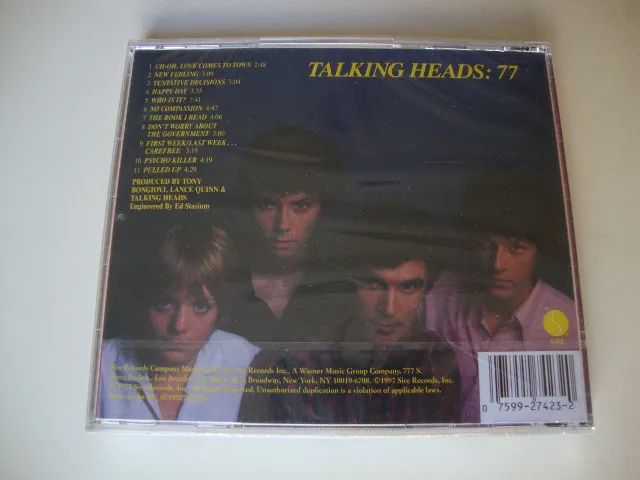 CD - Talking Heads - Talking Heads: 77 - Importado, Lacrado (envio pela Jadlog ou Correios - Foto 3