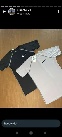 Camisas da Nike material malha fria muito confortável