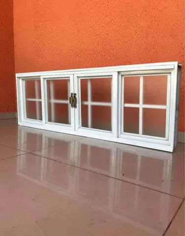 Janelinha para cozinha 0,40x1,20 com vidro 