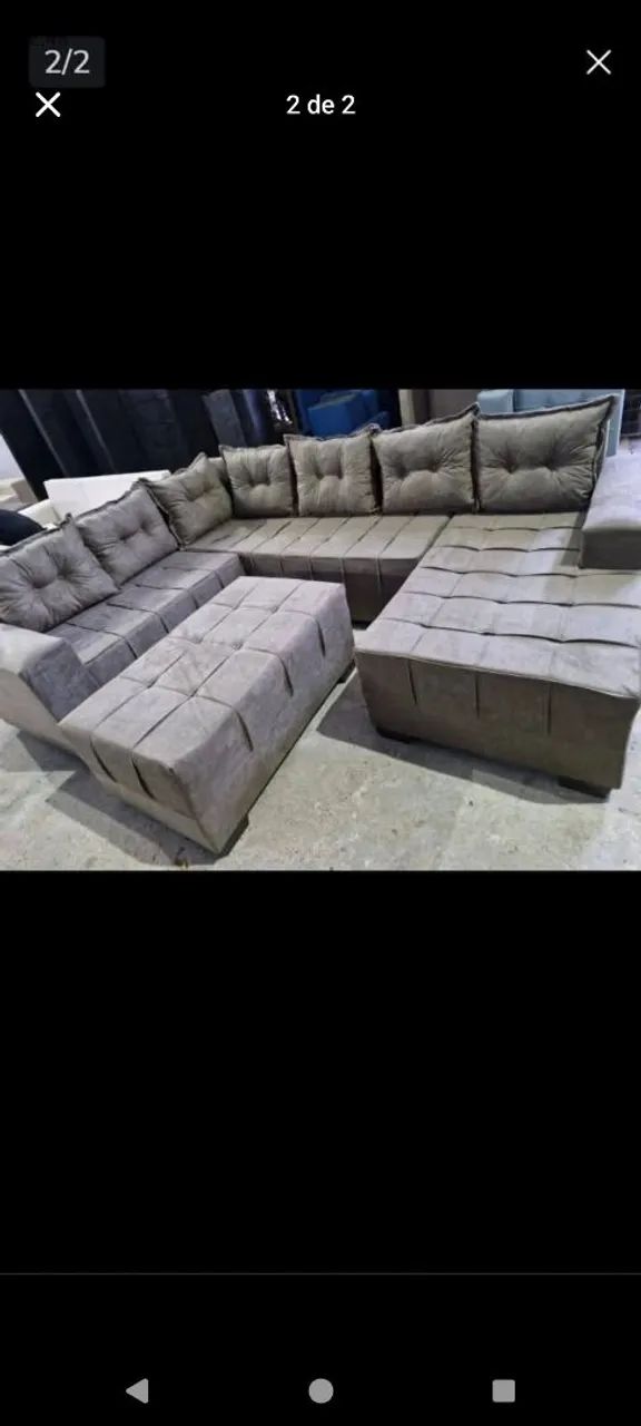 Conjunto de Sofá Cheisse ENTREGA GRÁTIS  - Foto 2