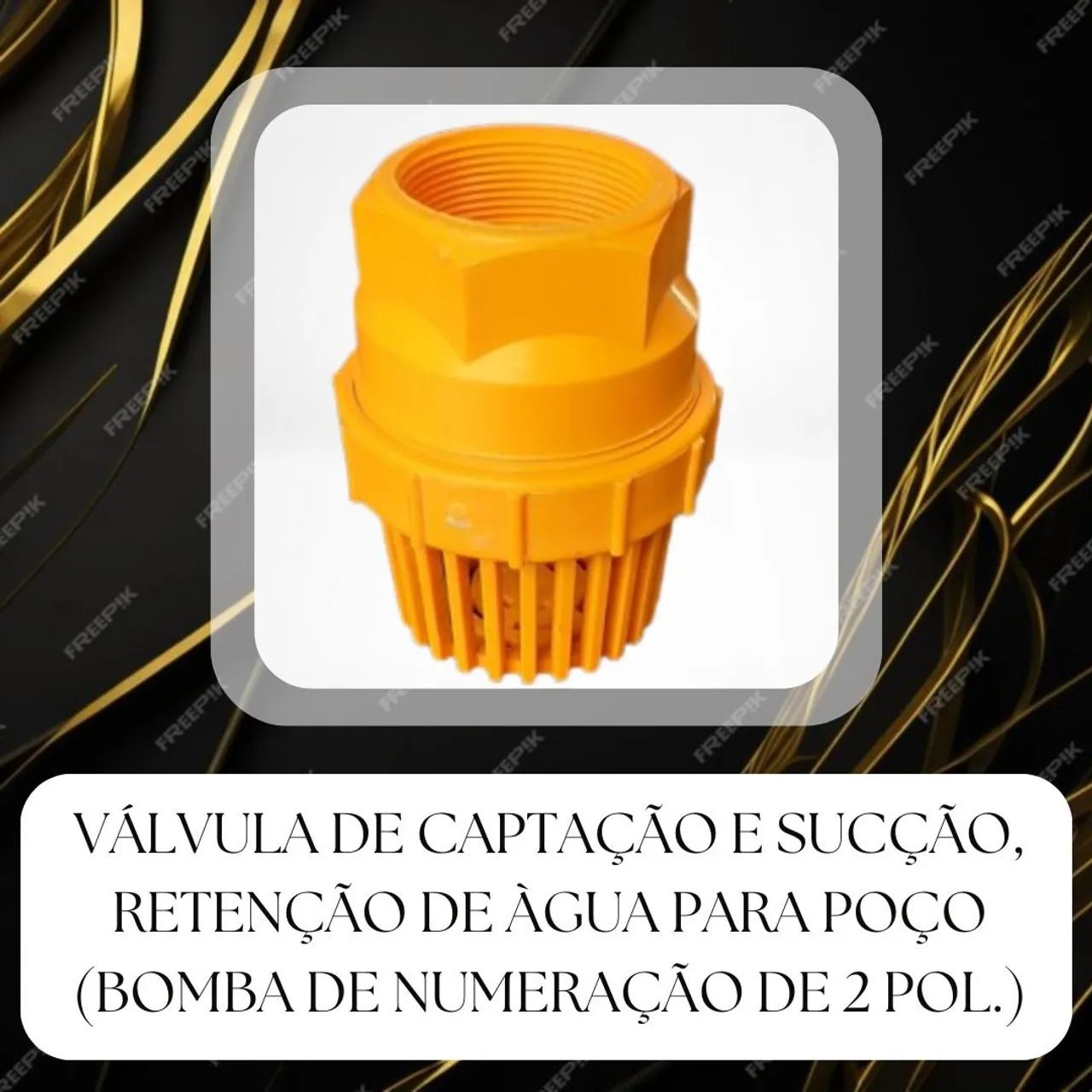 Válvula de Captação e Sucção para Poço - 2 Pol.