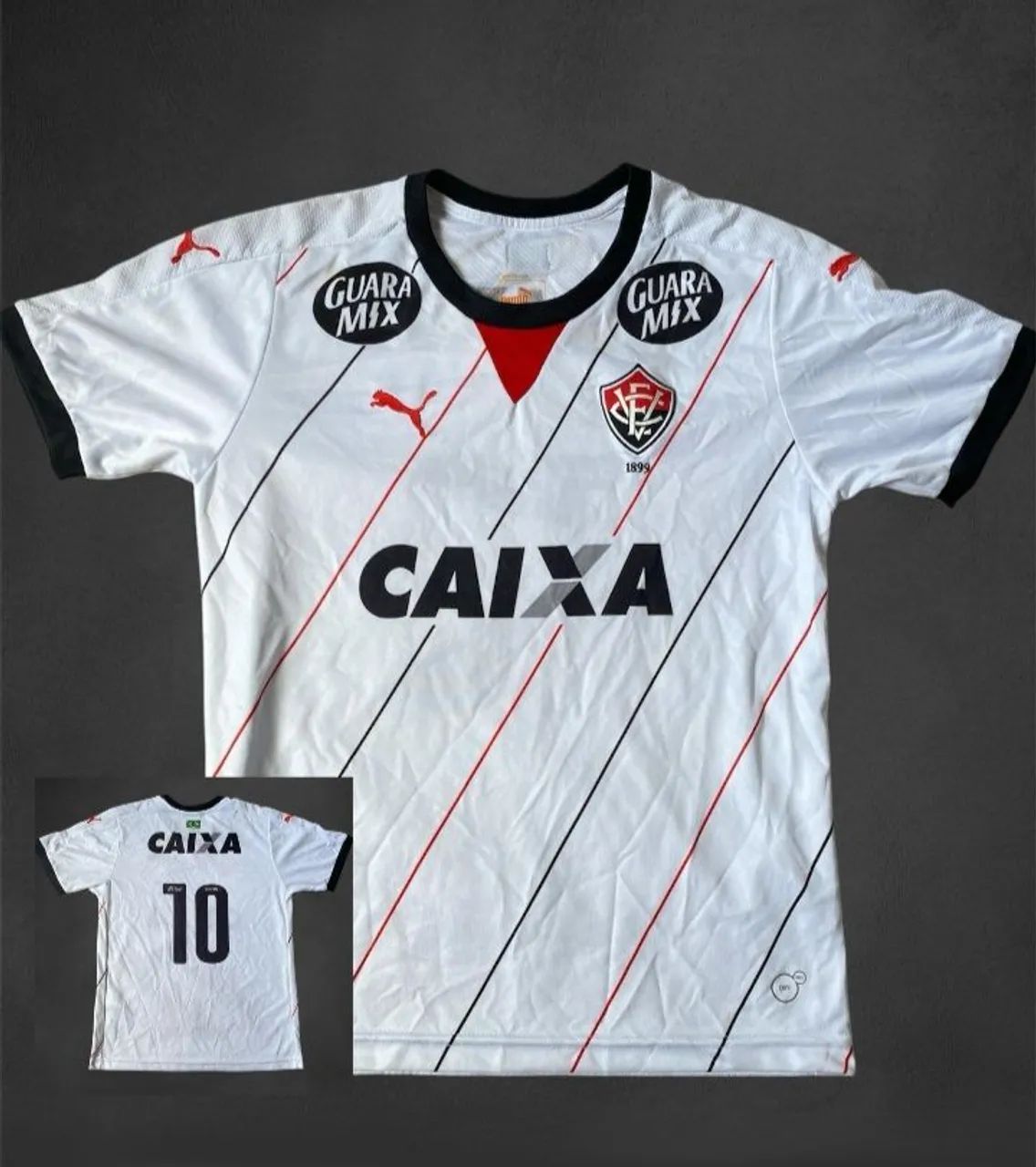 Duas(2) camisas oficial Vitória-BA infantil, feminina.