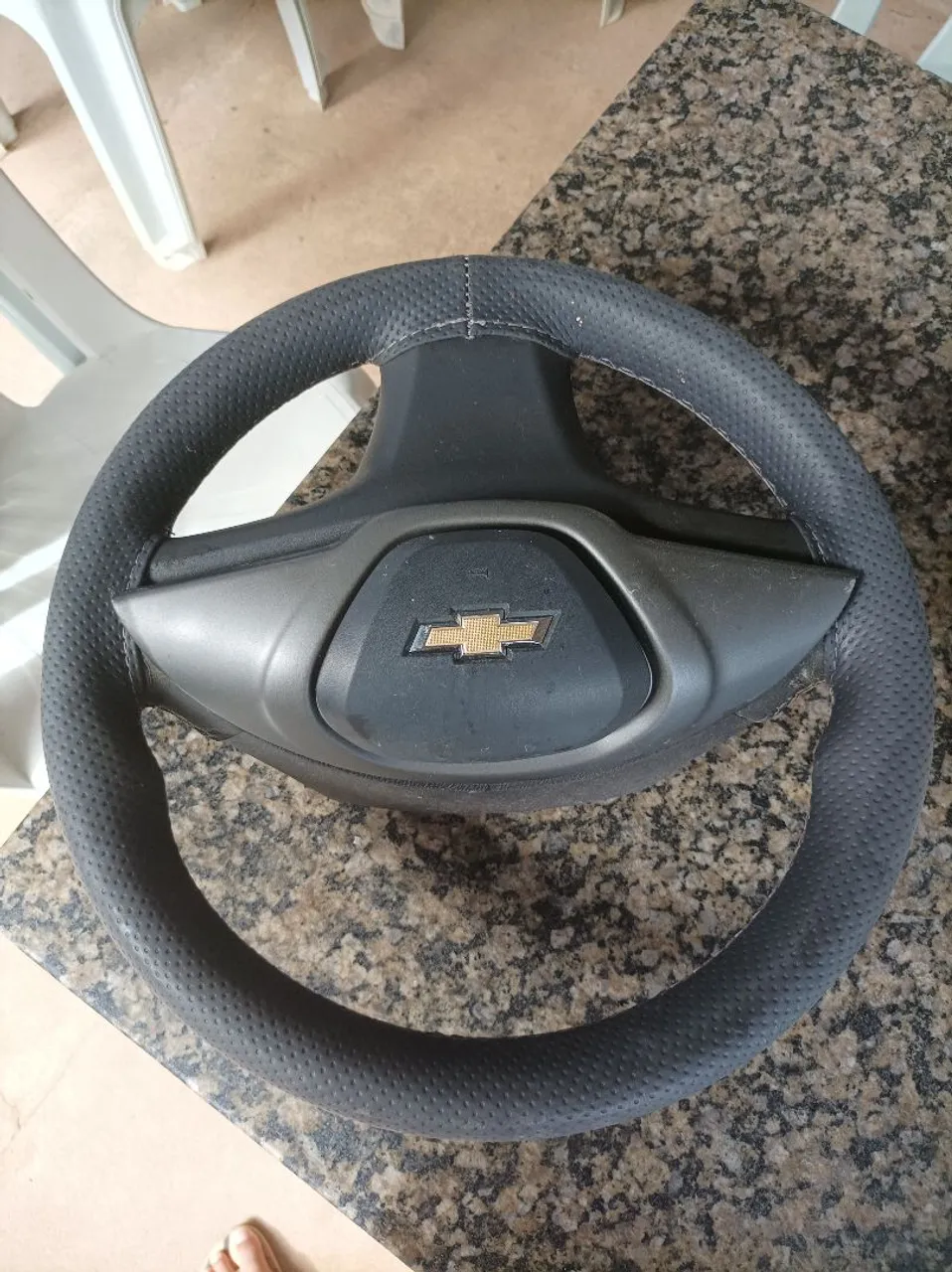 Volante Chevrolet com Revestimento em Couro