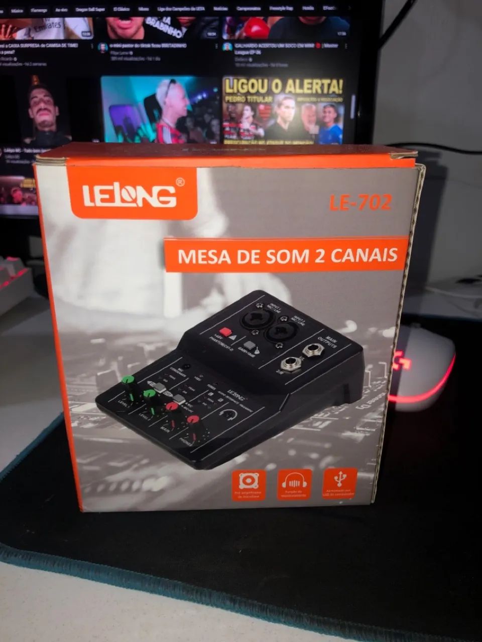 Microfone BM 800 + Mesa De Som Teyun Q-12 - Foto 2