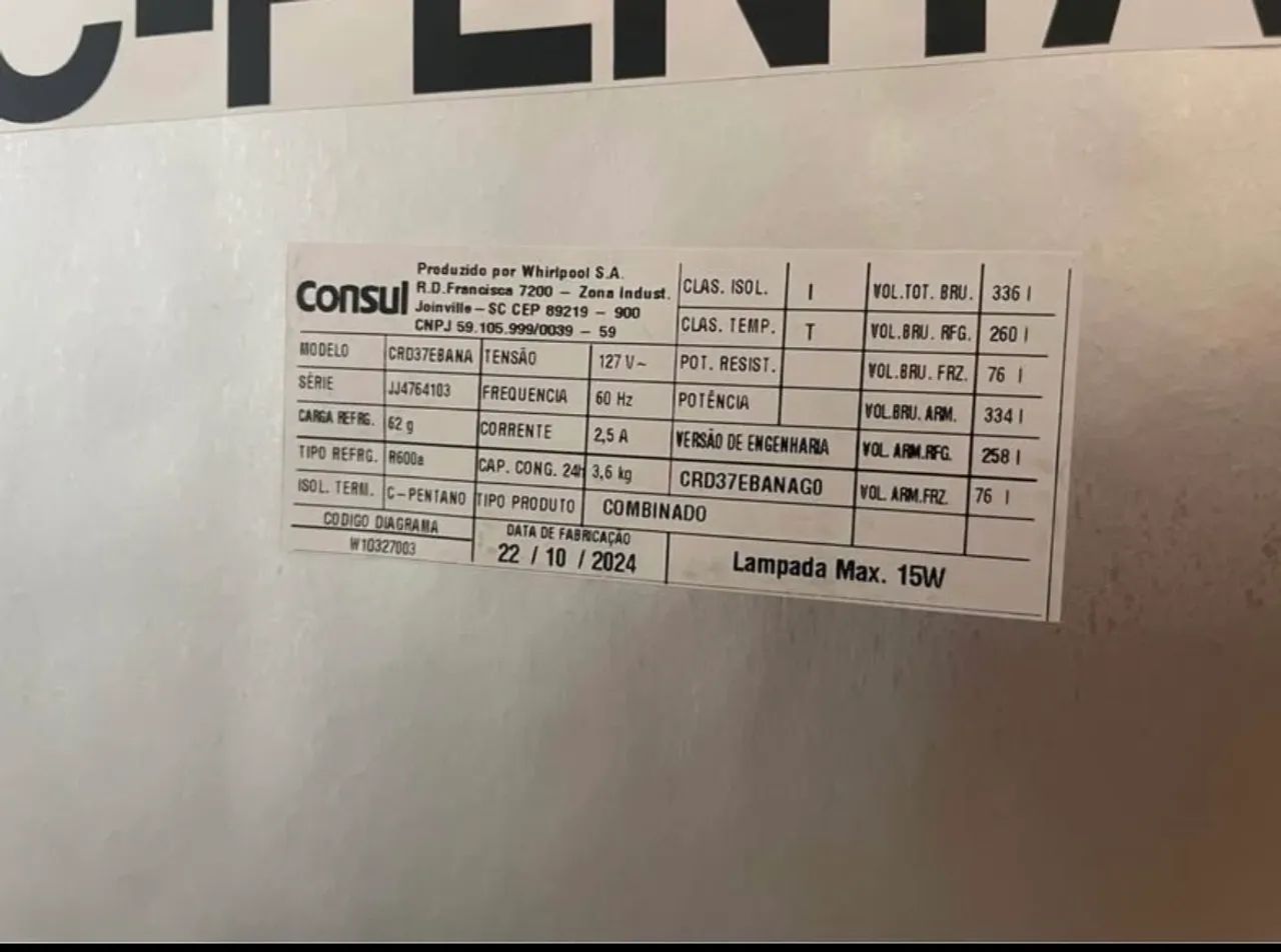 Geladeira Consul 334 litros Duplex  - Foto 4