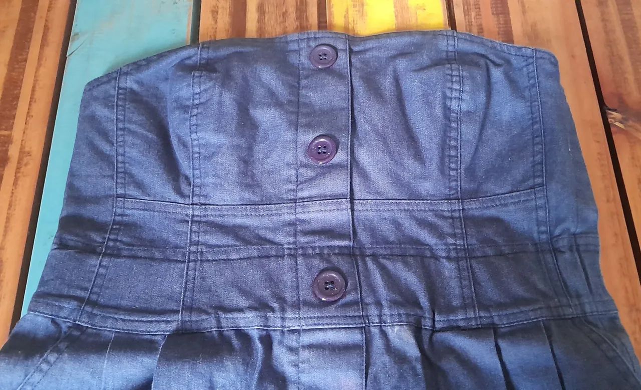 Vestido brim vintage  - Foto 5